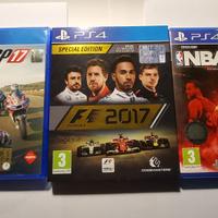 set 3 giochi vario genere per PS4