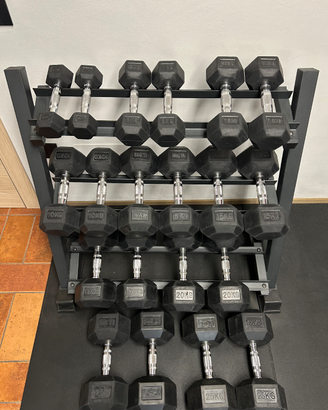 SET MANUBRI GOMMATI ESAGONALI