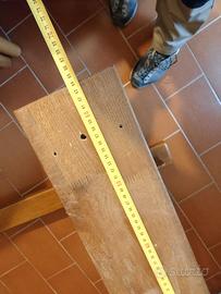 Struttura frattino in rovere massiccio per tavolo