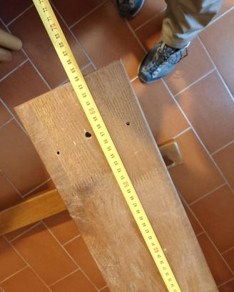 Struttura frattino in rovere massiccio per tavolo