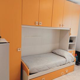 cameretta bambini con due letti 