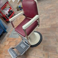 poltrona da barbiere anni 50/60 restaurata