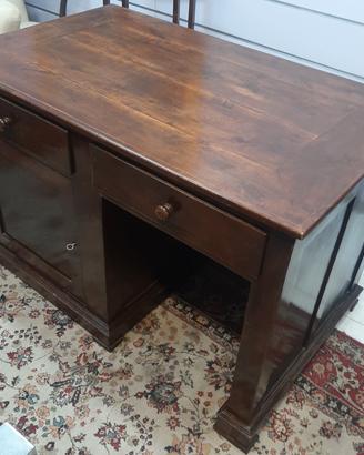 scrivania antica L130xP60xH80cm circa. lucidata