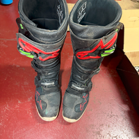 Stivali Alpinestart Tech 7 Black Red Green