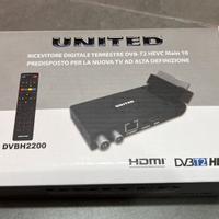 Ricevitore digitale terrestre DVB-T2 HEVC