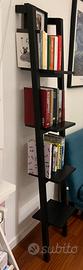 Scaffale libreria scala legno nero
