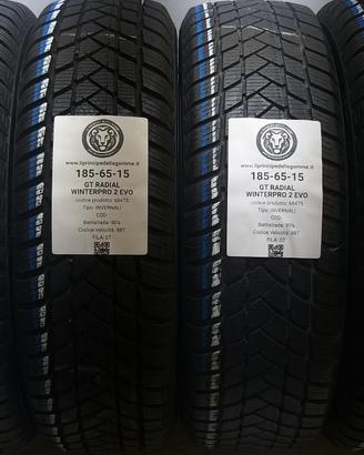 4 GOMME 185 65 15 GT RADIAL A68475