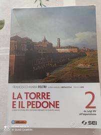 LA TORRE E IL PEDONE 2 LIBRI SCOLASTICI SUPERIORI 