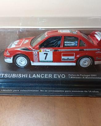 Mitsubishi Lancer Evo 6  2001 - 1/43 - Altaya 
