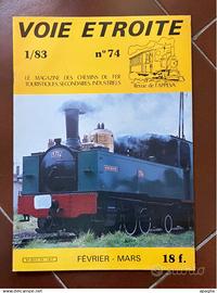 rivista treni l' APPEVA voie étroite n 74  1983