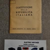 8189N-Libro Costituzione Della Repubblica Italiana