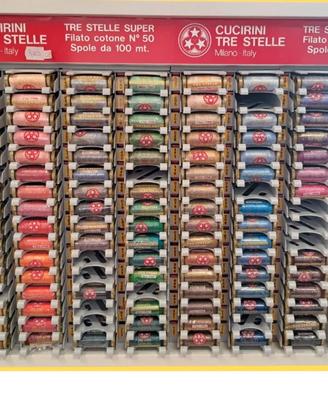 Espositore filati merceria cotone 534 spolette