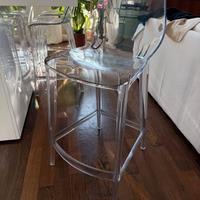 Sgabelli policarbonato trasparente stile Kartell