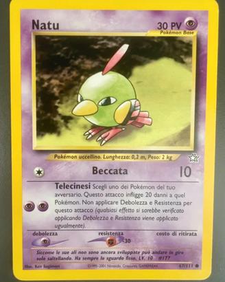 Natu mazzo neo genesis