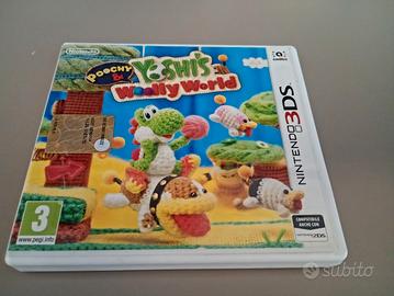 gioco Nintendo 3ds Yoshi's woolly world ITALIANO 