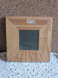 specchio ikea malma legno naturale 25x25 nuovo