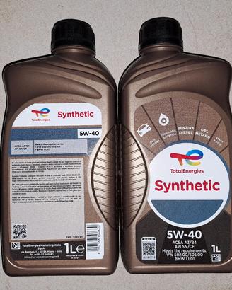 5w-40 per motori benzina  e Diesel