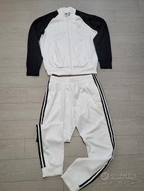 Tuta Adidas Originals – Bianca e Nera – Logo Oro –