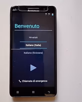 Smartphone Lenovo 4G ( da riparare)