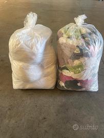 pezzame in cotone + buste da 15 kg