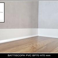 Battiscopa PVC H70 Bianco – Nuovo! Prezzo: 1 €/m