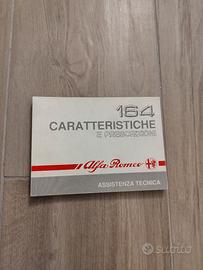 alfa 164 libretto caratteristiche e prescrizioni 