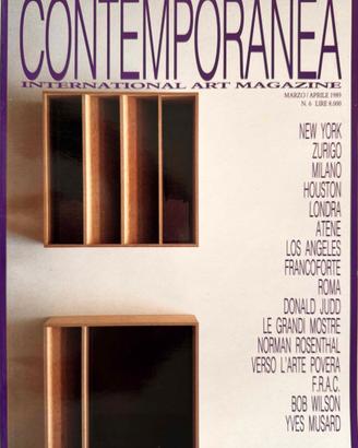 CONTEMPORANEA – INTERNATIONAL ART MAGAZINE N° 6