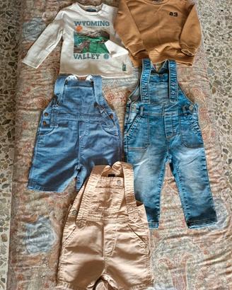 Lotto abbigliamento vario bimbo 18 mesi