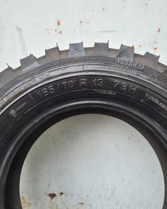 2 copertoni tassellati da auto cross 165/70 R 13