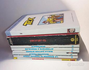 Lotto 8 fumetti TEX WILLER da collezione