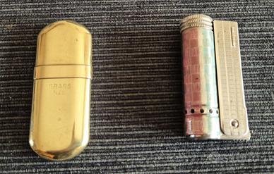 2 accendisigari vintage, entrambi a benzina