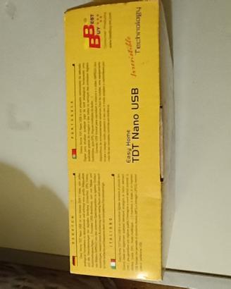 Decoder Scart Easy home TDT nano usb 