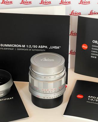 11187 - Leica APO Summicron 50/2 Asph. “LHSA” Mint