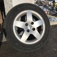 Gomme con cerchi in lega per peugeot 185/65/15