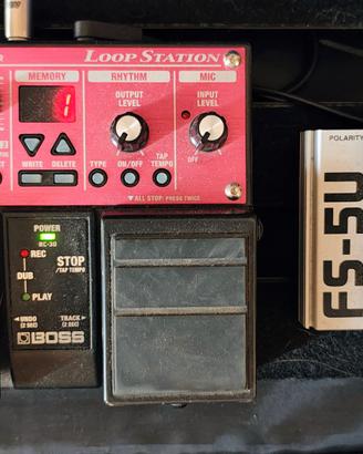 loop station boss RC-30 + pedale switch Boss FS-5U