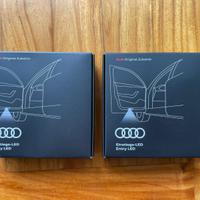 Luci LED sotto portiera logo Audi, originale