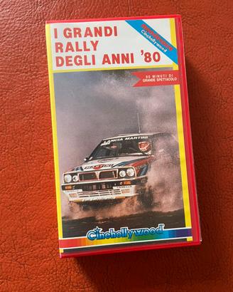 Videocassetta i grandi rally anni 80