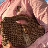 Borsa handmade realizzata ad uncinetto