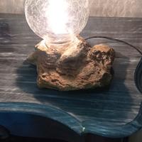 Lampada in pietra naturele