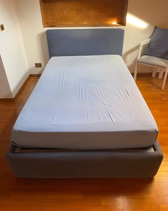 Letto Flou una piazza e mezza con testiera