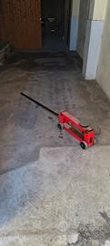 Cric idraulico carrellato sollevatore auto garage