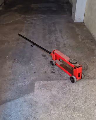 Cric idraulico carrellato sollevatore auto garage