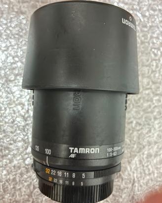 Tamron 100-300 AF tele macro  per Nikon.