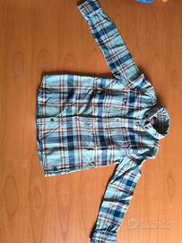 camicia a quadri bambino 6/7 anni