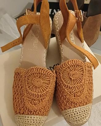 Bellississimi sandali espadrillas con zeppa