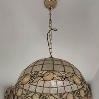 lampadario vintage In inglese: tiffany stained gla