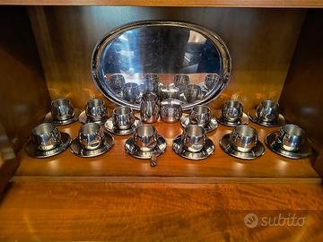 Servizio caffè completo acciaio Inox termico 