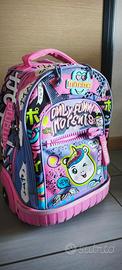 Cartella trolley mitama unicorno rainbow