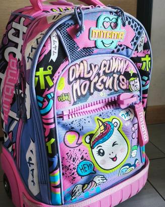 Cartella trolley mitama unicorno rainbow