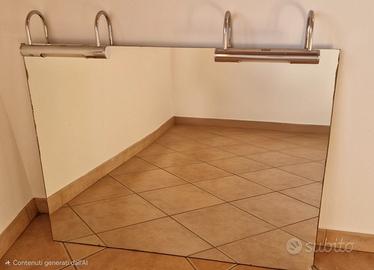 Specchio da bagno con faretti